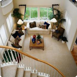 A home that has had green carpet cleaning in Naples, FL